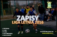 ZAPISY DO LIGI LETNIEJ 2016 - POTWIERDZENIA