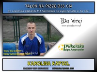 KAROLINA KAPSEL ZWYCIĘZCĄ TALONU DO DA VINCI