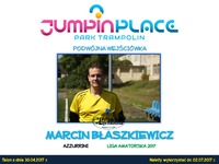 MARCIN BŁASZKIEWICZ WYGRYWA TALON DO JUMPINPLACE