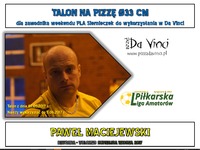 PAWEŁ MACIEJEWSKI ZWYCIĘZCĄ TALONU DO DA VINCI