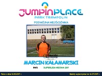 MARCIN KAŁAMARSKI WYGRYWA TALON DO JUMPINPLACE