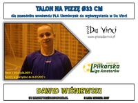 DAWID WIŚNIEWSKI ZWYCIĘZCĄ TALONU DO DA VINCI