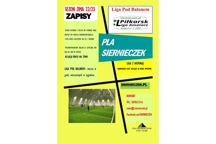 LIGA POD BALONEM - ZAPISY